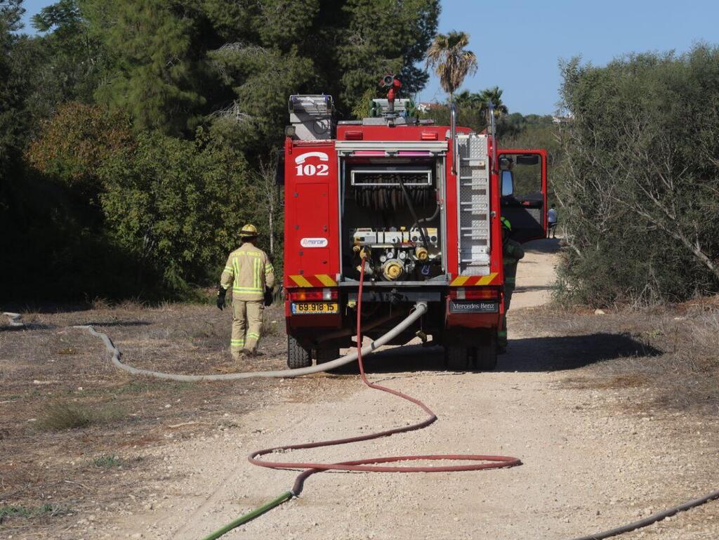 תיעוד מזירת השריפה בכוכב יאיר