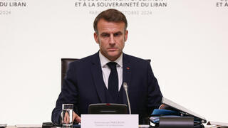 נשיא צרפת עמנואל מקרון 