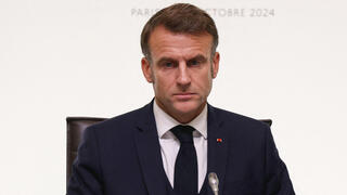 נשיא צרפת עמנואל מקרון 