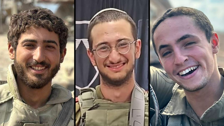 סרן ברק ישראל סגן, סמל הלל אליהו, סמל עידו בן צבי  ז"ל
