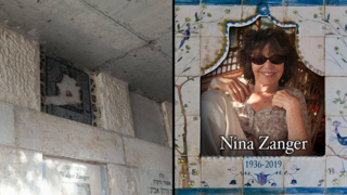 השחתה של מצבתה  של נינה זנגר ז״ל