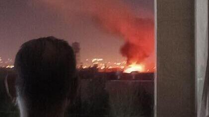 תיעוד ערבי מהתקיפה באיראן