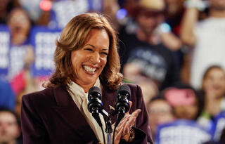 קמלה האריס עצרת בחירות טקסס יוסטון ארה"ב