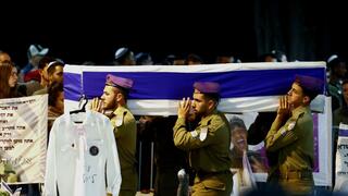 הלווייתו של מלאכי יהודה הררי ז"ל בבית העלמין בהר הרצל