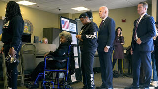 ג'ו ביידן הצבעה מוקדמת בחירות דלאוור ארה"ב