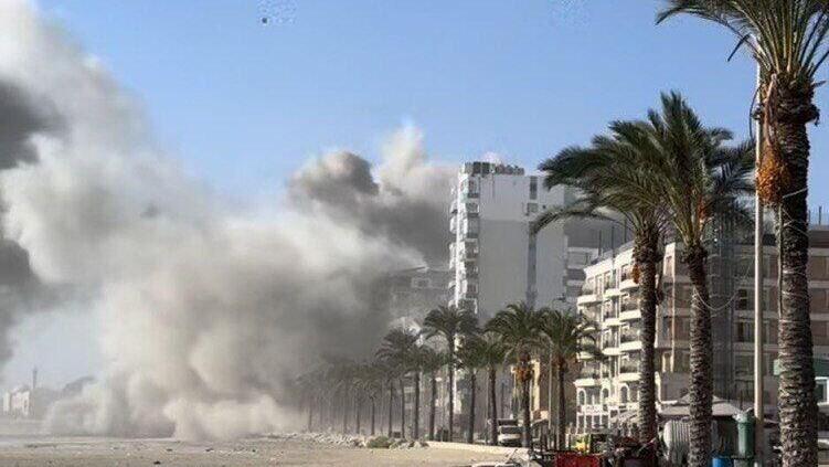 תיעוד ערבי מהלחימה בצור שבדרום לבנון