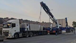 קריית שמונה: הזזת חומות ההגנה מירי חיזבאללה