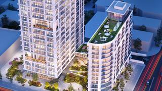 הדמיית פרויקט תעסוקה מסחר ומגורים באיזור התעשייה של חולון 