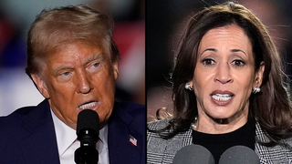עצרת של קמלה האריס דונלד טראמפ