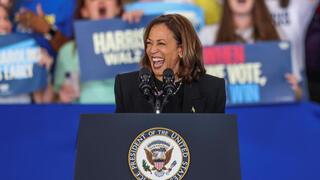 ארה"ב קמלה האריס עצרת צפון קרוליינה