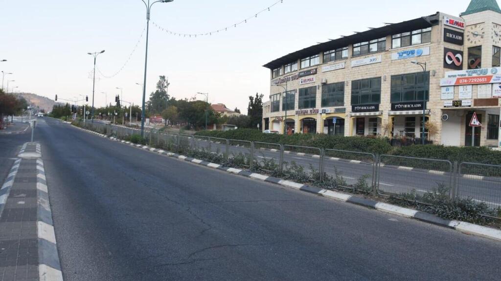 רחובות ריקים בקריית שמונה
