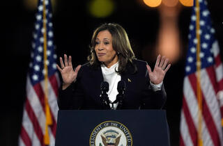 עצרת של קמלה האריס ליד הבית הלבן ב וושינגטון ארה"ב בחירות