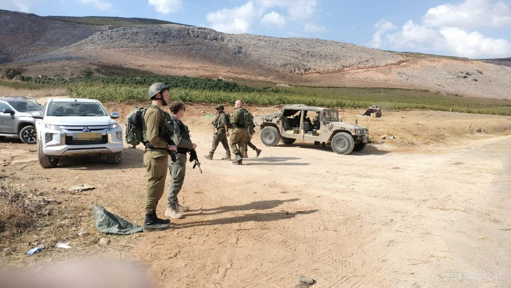 הזירה בה התרחשה הפגיעה הישירה במטולה