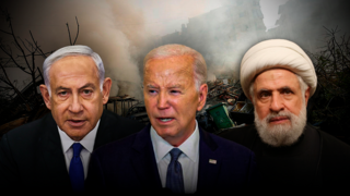 שייח' נעים קאסם, ג'ו ביידן ובנימין נתניהו 