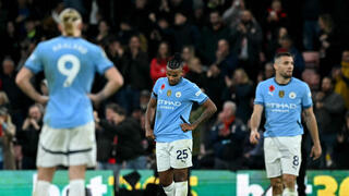 שחקני מנצ'סטר סיטי מאוכזבים