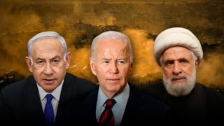 שייח' נעים קאסם, ג'ו ביידן ובנימין נתניהו 