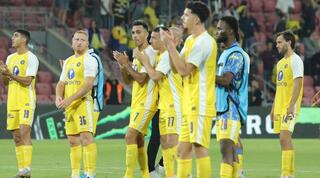 שחקני מכבי תל אביב מאוכזבים