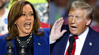 טראמפ האריס ארה"ב בחירות חצי חצי