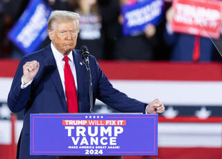 ארה"ב בחירות עצרת של דונלד טראמפ צפון קרוליינה