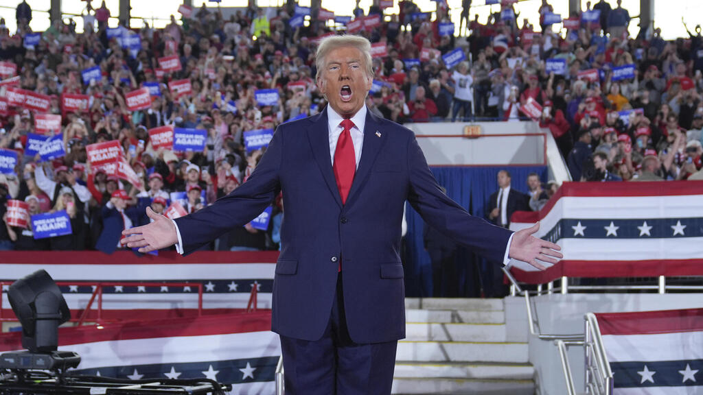 ארה"ב דונלד טראמפ עצרת צפון קרוליינה