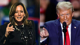 טראמפ האריס חצי חצי בחירות ארה"ב