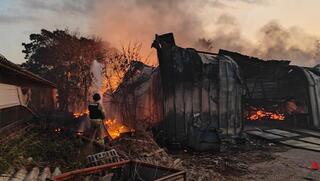 פגיעת רקטה במושב אביבים בעקבות מטח רקטות מלבנון