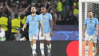 שחקני מנצ'סטר סיטי מאוכזבים