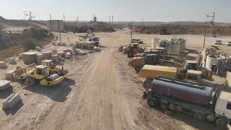 תיעוד בנושא העבודות ההבנדסיות להכשרת מעבר כיסופים