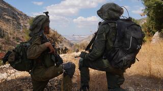 תיעוד מהפעילות הקרקעית של יחידת המילואים - 'האלפיניסטים' בדרום לבנון