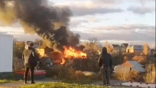 רוסיה פיצוץ כטב"ם של אוקראינה ליד מוסקבה