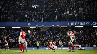 שחקני ארסנל מאוכזבים