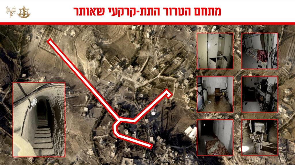  תיעוד של מתחם הטרור התת-קרקעי בתוך בית הקברות