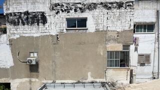  המבנה המסוכן ברחוב עמוס 27 בת"א