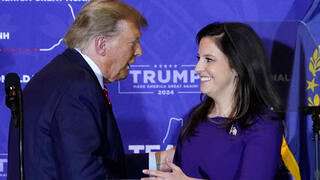Elise Stefanik with Donald Trump 
