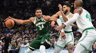 יאניס אנטטוקומפו מול ג'ייסון טייטום ואל הורפורד