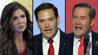 מייקל וולץ מרקו רוביו כריסטי נואם