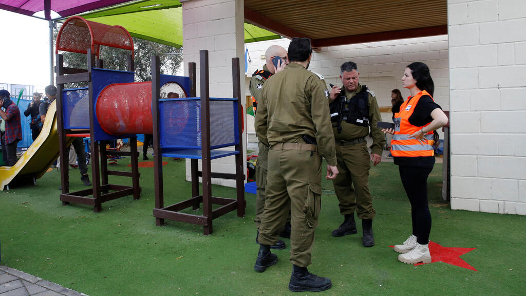  פגיעת כטב"מ גן ילדים בנשר