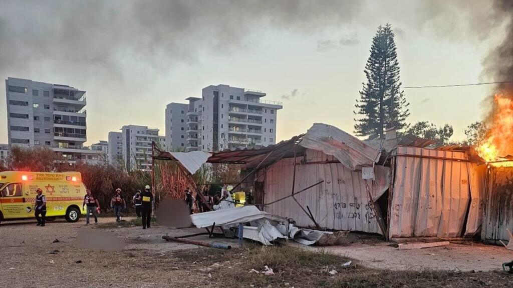זירת הפגיעה הישירה בנהריה