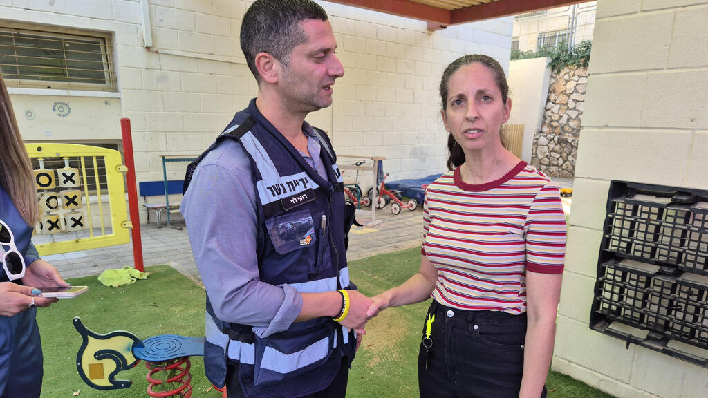  פגיעת כטב"מ גן ילדים בנשר