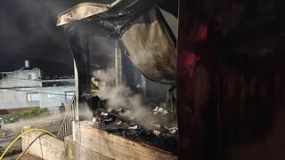 שריפה במבנה מגורים ברכסים