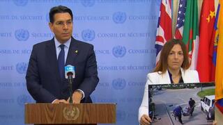 שגריר ישראל לאו"ם דני דנון בכינוס בנושא אונר"א תוקף את מנכ"ל הארגון על כך שעובדי הארגון חטפו ישראלים ב 7.10