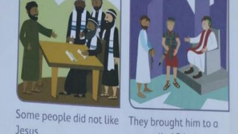 תמונה של יהודים עם ציציות, "שלא אהבו את ישו"