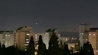 מסוק מעל קו החוף בזמן חדירת הכטב"ם