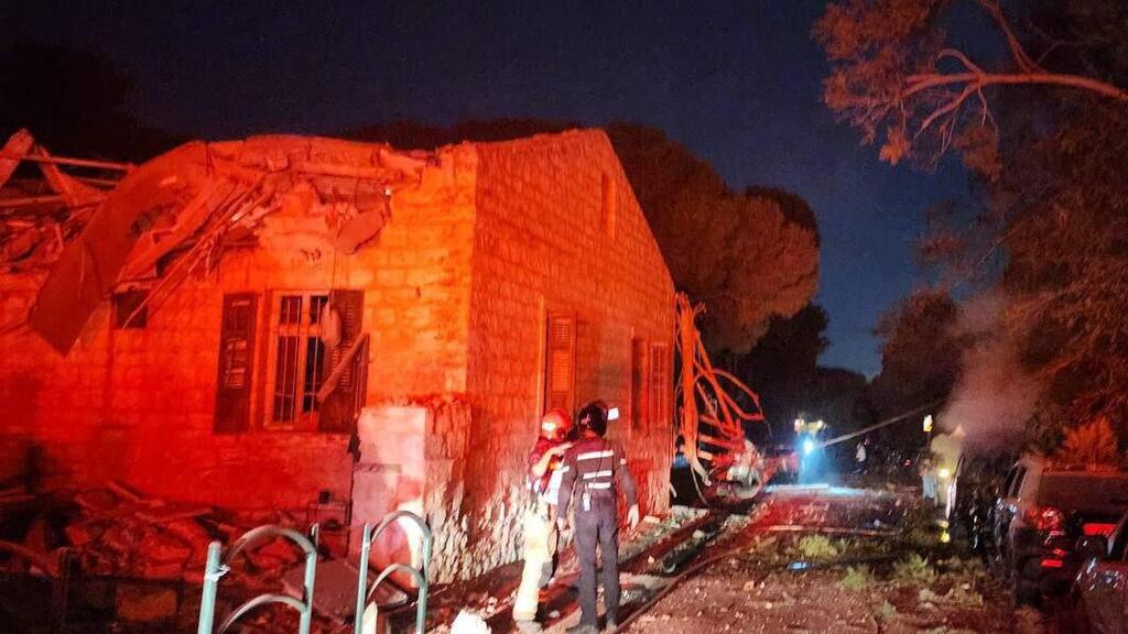 פגיעה ישירה בחיפה