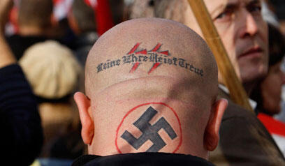 Neo-Nazi protest. 'Now more than ever we need actions to prevent a further descent into anti-Semitism, racism and xenophobia' (Photo: Reuters)