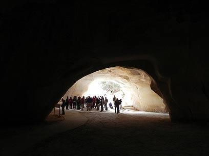 Туристы в Бейт-Гуврин Фото: Зив Райнштейн (צילום: זיו ריינשטיין) Туристы в Бейт-Гуврин Фото: Зив Райнштейн