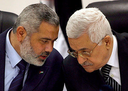 אבו מאזן איסמעיל הנייה חמאס פתאח 