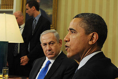 Obama and Netanyahu. 'The US president has no reason to give in to what appears to be a Republican dictation and a speech which will criticize his policy on Iran and could help the Israeli leader win the elections' (Photo: Amos Ben Gershom, GPO)