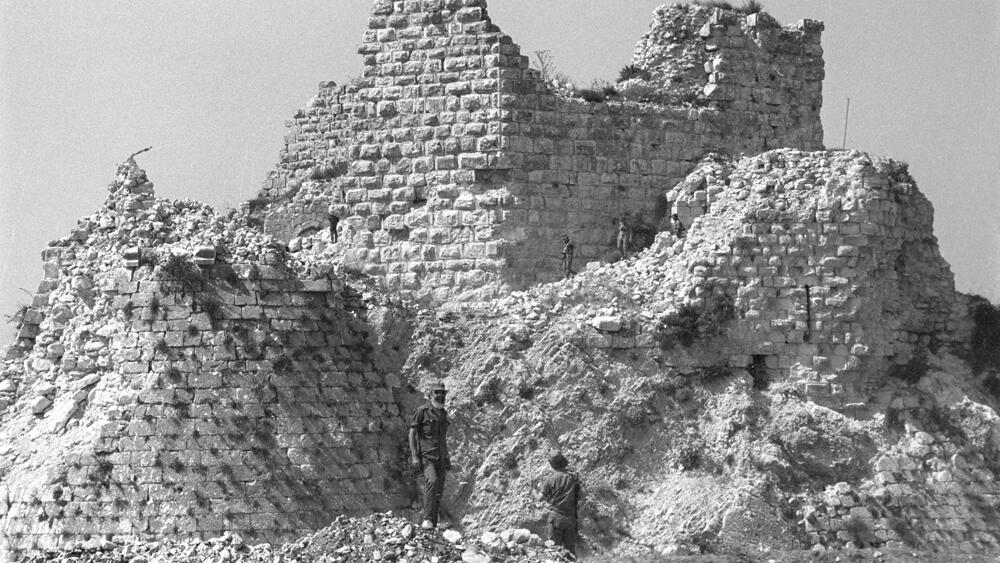 Beaufort after its capture in 1982 (Photo: IDF Archive) Beaufort after its capture in 1982
