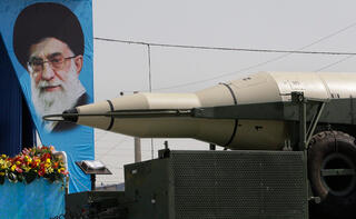 Iran's Sajjil long-range ballistic missile 